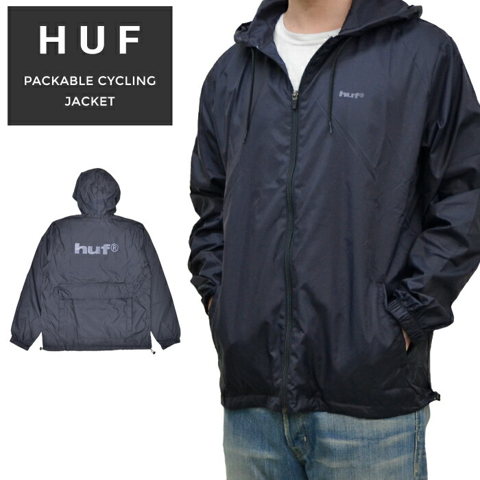 HUF XL ナイロンジャケット 黒・グレー HUF XL ナイロンジャケット 黒・グレー - メルカリ