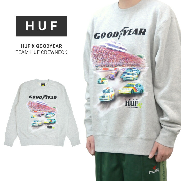 Huf Goodyear Team Huf Crewneck M Xl