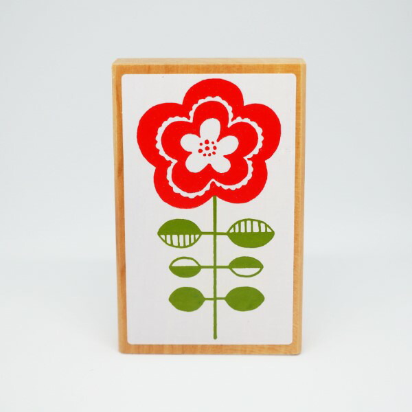 楽天市場 北欧stamp スタンプ はんこ J 0998 003 花 はな おおきなお花 葉 葉っぱ おしゃれ デザイン フラワー Flower こどものかお Kodomo No Kao メール便可 なまあずショップ楽天市場店