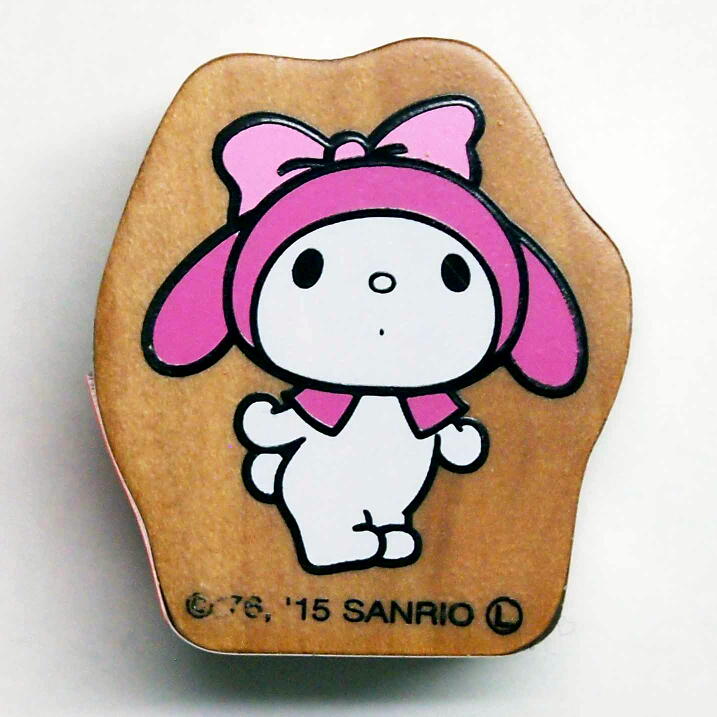 楽天市場】【在庫限り!】マイメロディウッディスタンプ はんこ