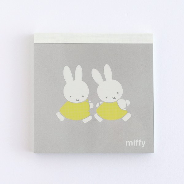 楽天市場】miffy ミッフィー メモパッド・スクエア BM-192 [blue
