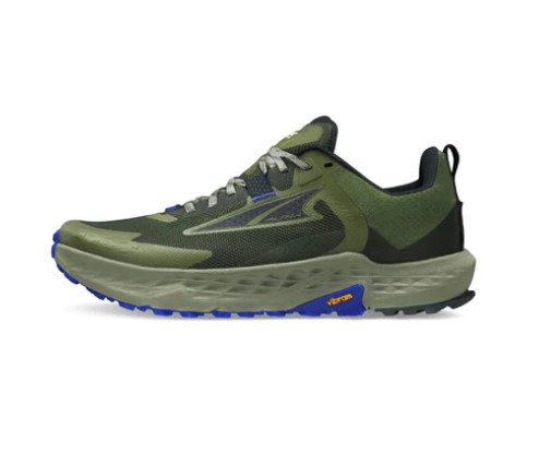 ALTRA アルトラ　TIMP 5（ティンプ 5）メンズ　レギュラーフィット/トレイルラン/ゼロドロップ/幅広/快適/クッション性/グリップ/安定感/フィット感 DUSTY OLIVE｜ナムチェバザール店