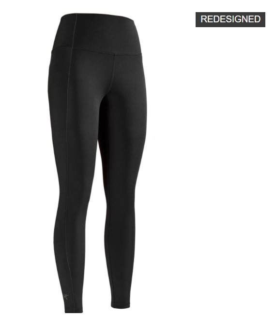 ★新品同様 アークテリクス ARC'TERYX タイツ ベースレイヤー 黒 L ARC'TERYX（アークテリクス） ローメリノウールロングスリーブクルー