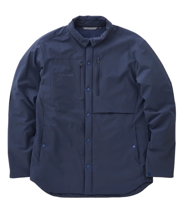Teton Bros. ティートンブロスTensleep Shirt (Men) テンスリープシャツ 中綿インサレーションシャツ 軽量 アクティブインサレーション 登山アウトドア トレッキング ミッドレイヤー Primeflex 通気性 保温 TB253-300 新ロゴ|ナムチェバザール店