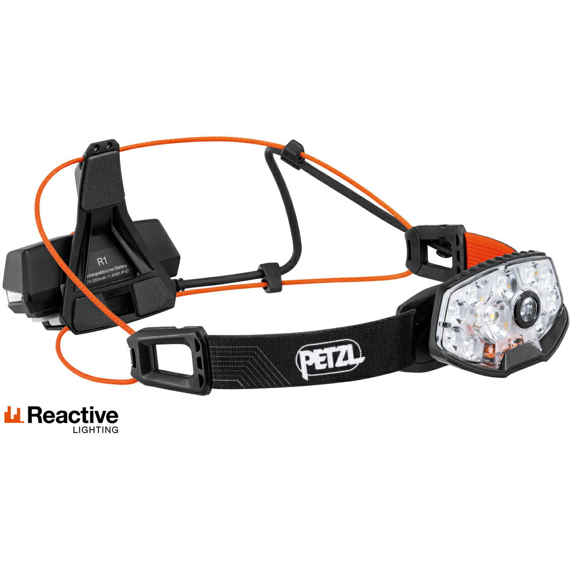 PETZL  ペツル NAO RL 上端照明ランプ\u003cBR\u003eヘッデン 李チャージャブルヘッドランプ 1500lm トレラン ウルトラトレイル 軽さ