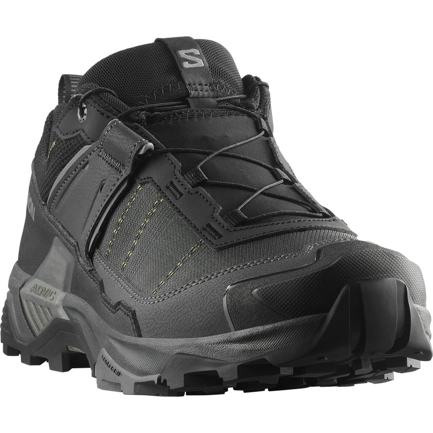 SALOMON サロモン X ULTRA 5 WIDE GTX エックスウルトラ5 広広とした ゴアテックス メンズ /軽さ山歩きシューズ GORE-TEX 山歩きシューズ ミリオンセラー L47727400 幅ひろい BLACK/ASPHALT/CASTLEROCK 置き目取りすてる