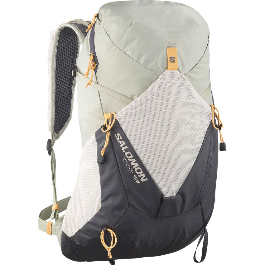 SALOMON サロモン　AEROTREK 18 WOMEN　エアロトレック18ウィメンズ　ハイキングバッグ　バックパック　　軽量　ファストハイク　18L　日帰りハイキング　通気性