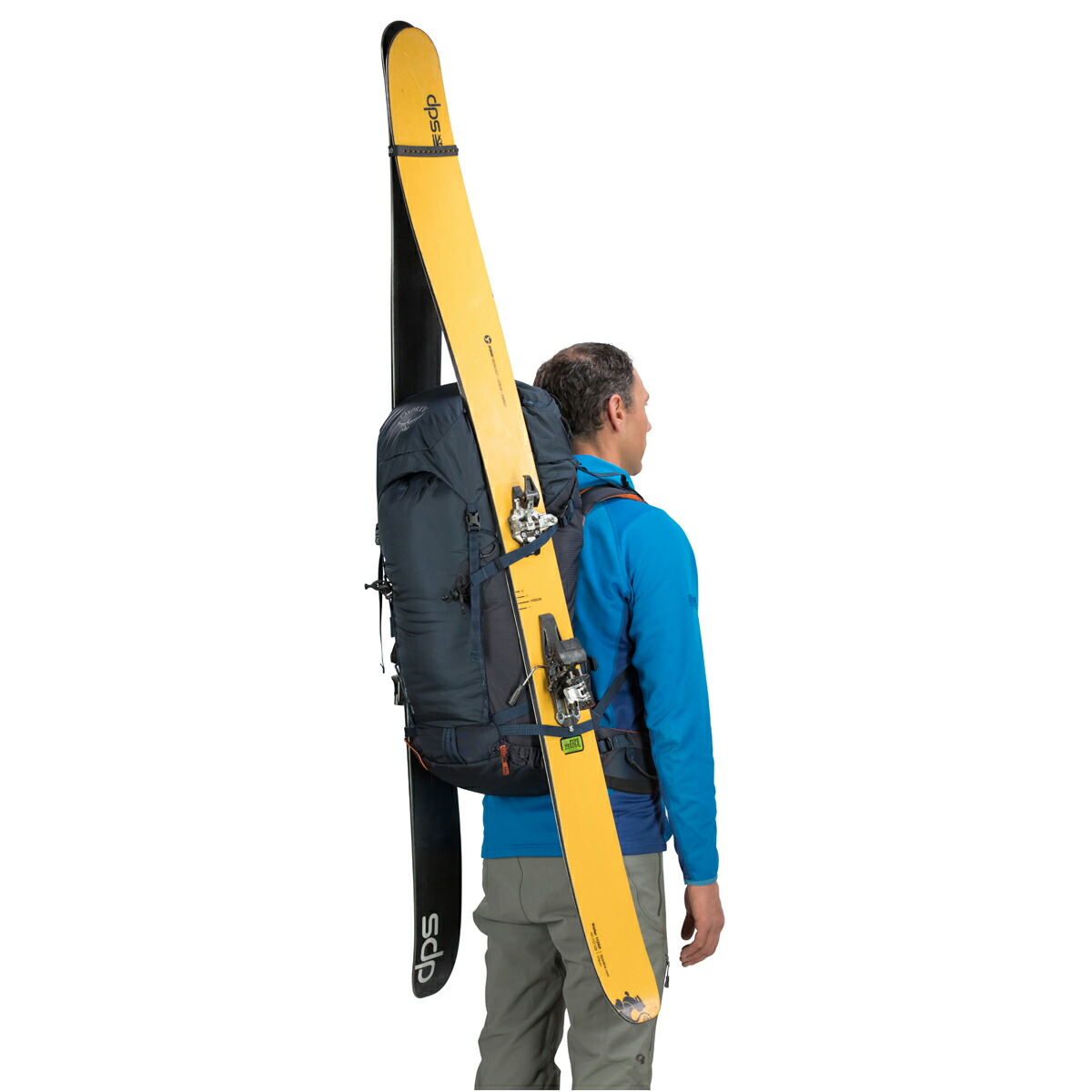 Osprey オスプレー オスプレー Os504ブラック 登山 テクニカルパック アルパイン 登山クライミング ナムチェバザール店長いバリエーションルートにも適応するアルパインクライミングパック スキーループ装備なのでスキー登山にも キッズ ジュニア ミュータント52