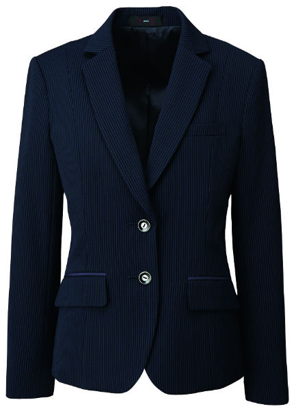 SA340J 美形ジャケット 神馬本店（selectstage）事務服・制服5号～19号 ポリエステル90％・毛10％｜社名刺繍無料の作業着屋