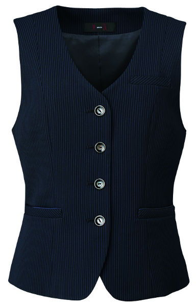 楽天市場】SA300V ベスト 神馬本店（selectstage）事務服・制服5号〜19