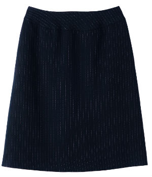 SA257S 美形スカート：Aライン 神馬本店（selectstage）事務服・制服SS～5L ポリエステル99％・ナイロン1％