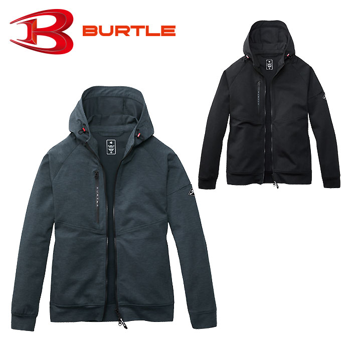 851 フーディブルゾン ユニセックス BURTLE バートル 秋冬 作業服 作業着 【社名刺繍無料】 ワーク ユニフォーム クレイジーストレッチ S～3XL 綿50％・ナイロン45％・ポリウレタン5％