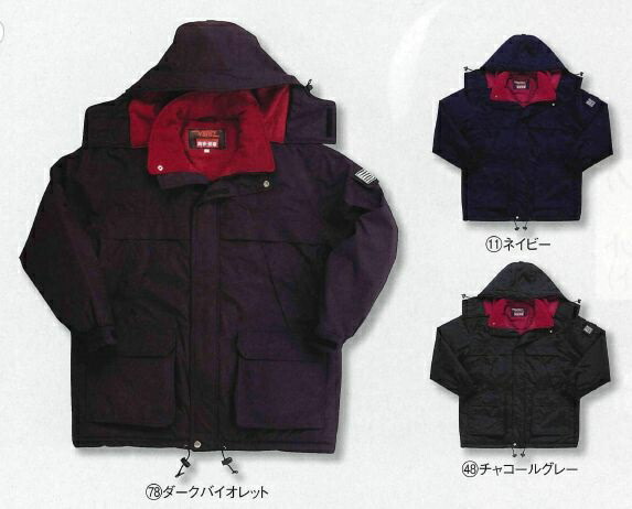 楽天市場】54129 防水防寒ジャンパー クロダルマ 秋冬（kurodaruma