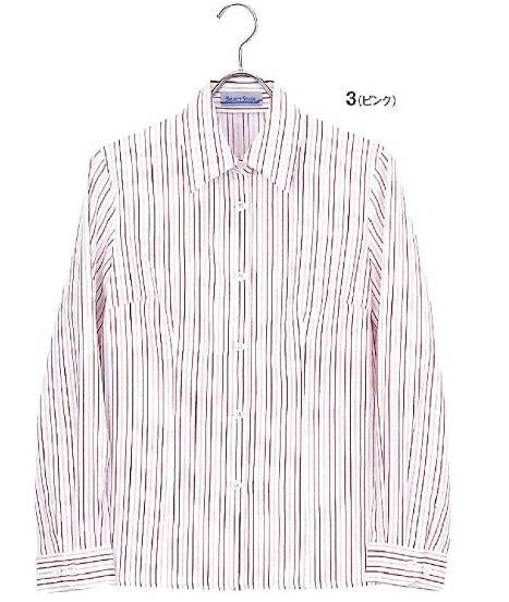 EM1401 ブラウス 神馬本店（selectstage）事務服・制服5号～19号 ポリエステル75％・綿25％