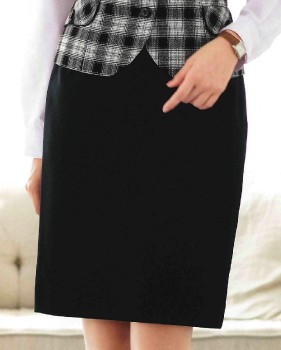 SA165S 美形スカートタイト 神馬本店（selectstage）事務服・制服SS～5L ポリエステル50％・毛50％