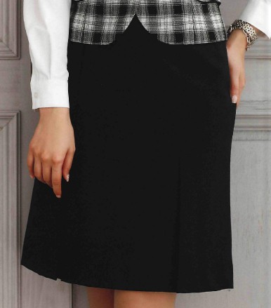 SA167S 美形スカートマーメイドプリーツ 神馬本店（selectstage）事務服・制服SS～5L ポリエステル50％・毛50％ 9,063円