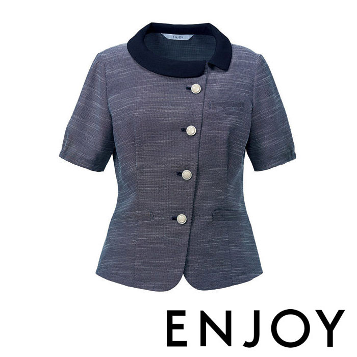 ESA830 オーバーブラウス ENJOY・カーシーカシマ・KARSEE 事務服・制服 5号～17号 ポリエステル65％・レーヨン35％
