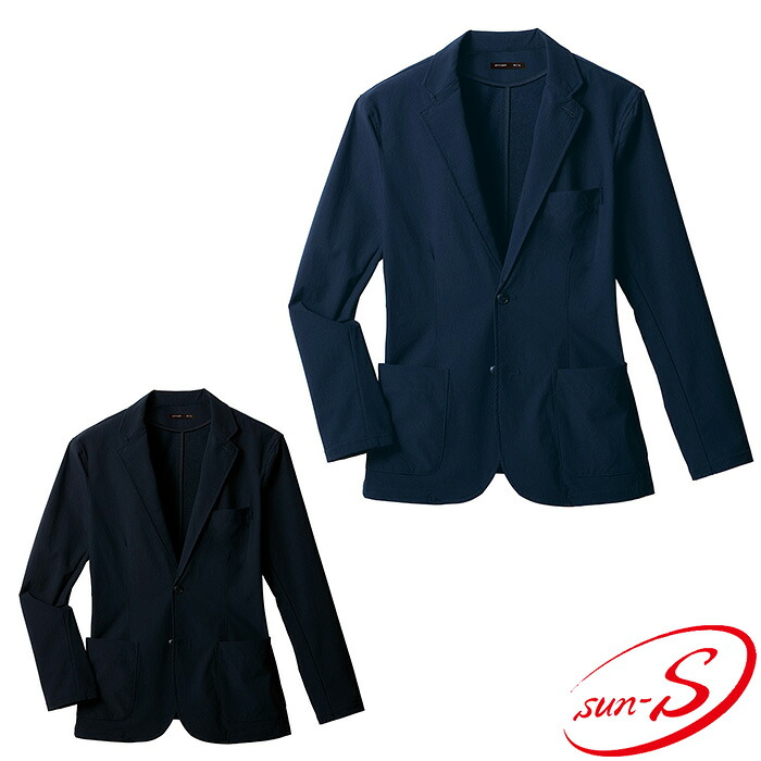 SPT22122 秋冬用ソフトシェルスーツジャケット サンエス SUN-S SPOTLIGHT 作業服・作業着 社名刺繍無料 M~4L ナイロン90%・ポリウレタン10%