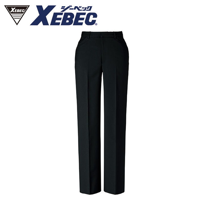 40014 レディスパンツ XEBEC ジーベック スーツ 5号 7号 9号 11号 13号 15号 17号 19号 ポリエステル100%|社名刺繍無料の作業着屋