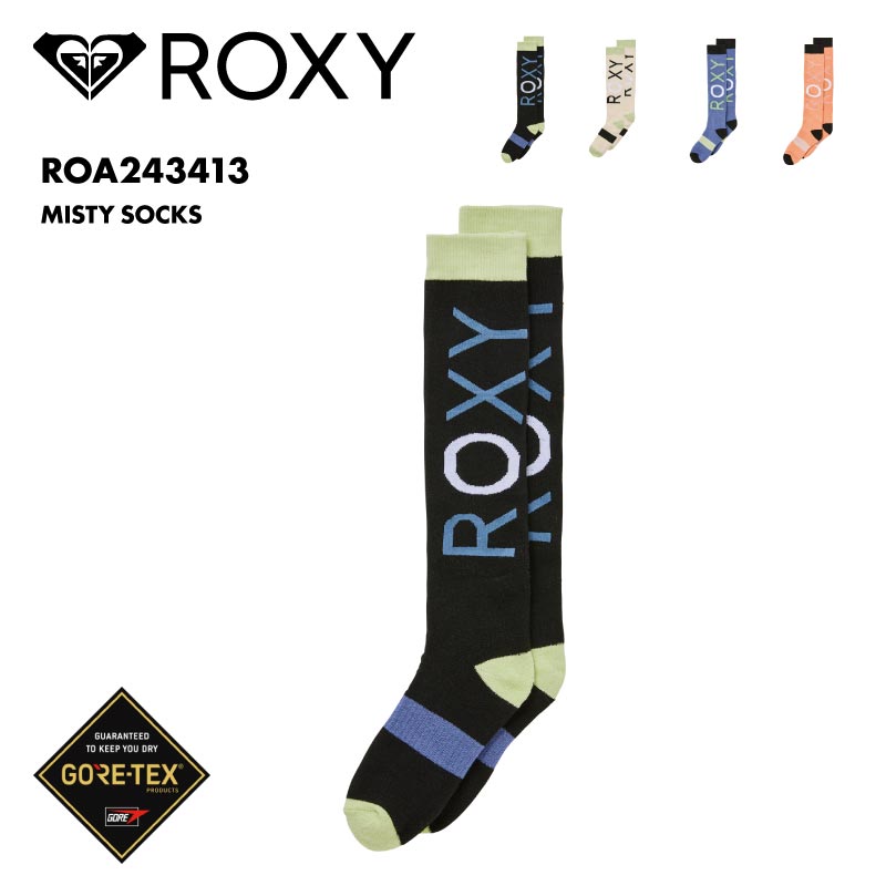 【楽天市場】ROXY/ロキシー レディース スノーソックス MISTY SOCKS 2024-25 SNOW ROA243413 スノボ