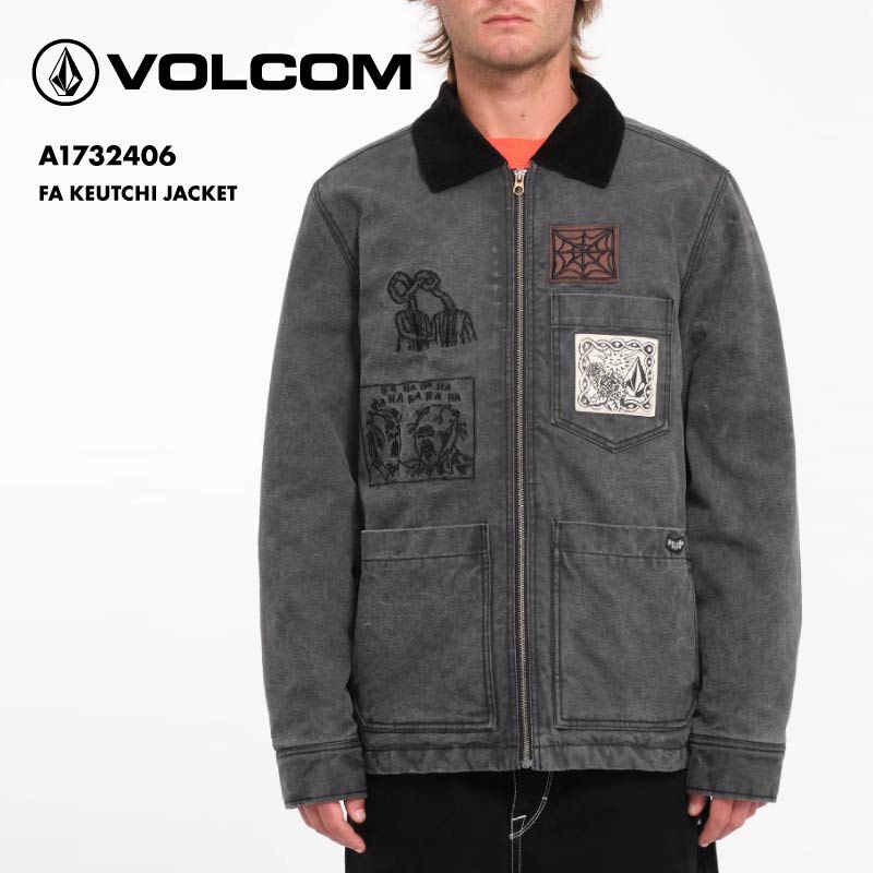 Volcom ブラック ジャケット フード付き Stone Storm Gore-Tex Jacket - BLACK | Volcom Japan