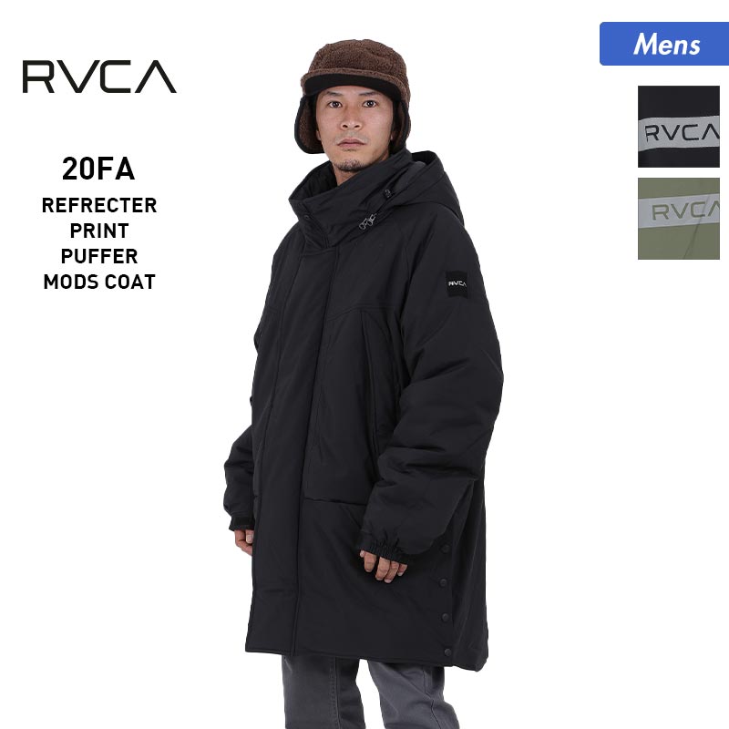 全2色 Rvca のロングジャケット Refrecter ウェア トップス アウトレット アウタージャケット Puffer Print が35 Off 激安 Mods Coat Fall ルーカ Rvca メンズ ロングジャケット Ba042 763 防寒 フード付き 上着 長袖 ロングコード アウタージャケット トップス