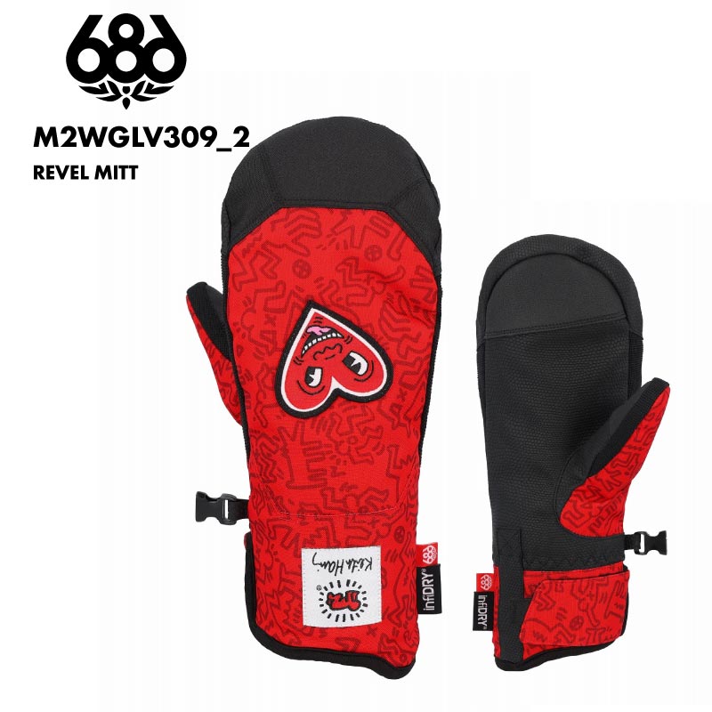 楽天市場】686/シックスエイトシックス メンズ スノー ミトングローブ