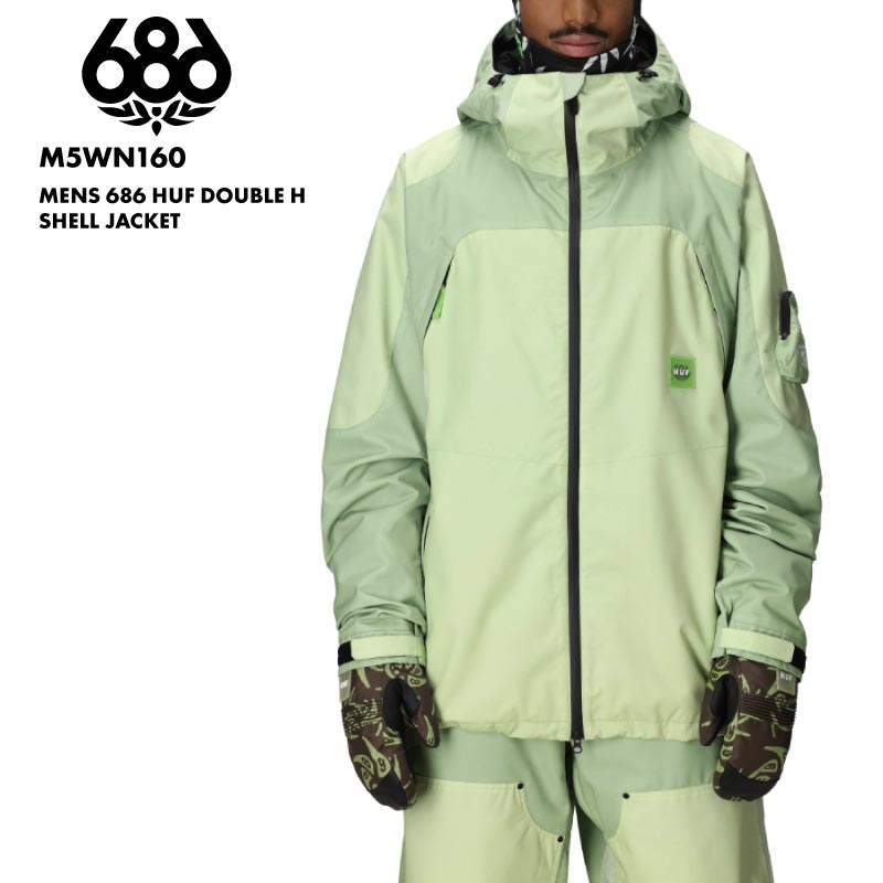 楽天市場】【発送可能】25-26 686 686 x Huf Double H Jacket シックス