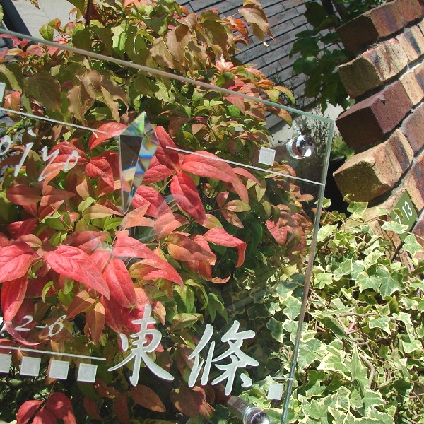 戸建表札 ガラス表札 戸建て 戸建 表札 ガラス 手作り 門柱 おしゃれ 四角 透明 外壁 壁 家 新築 新築祝い フェンスネーム プレート 表札 オシャレ アイアン Painfreepainrelief Com