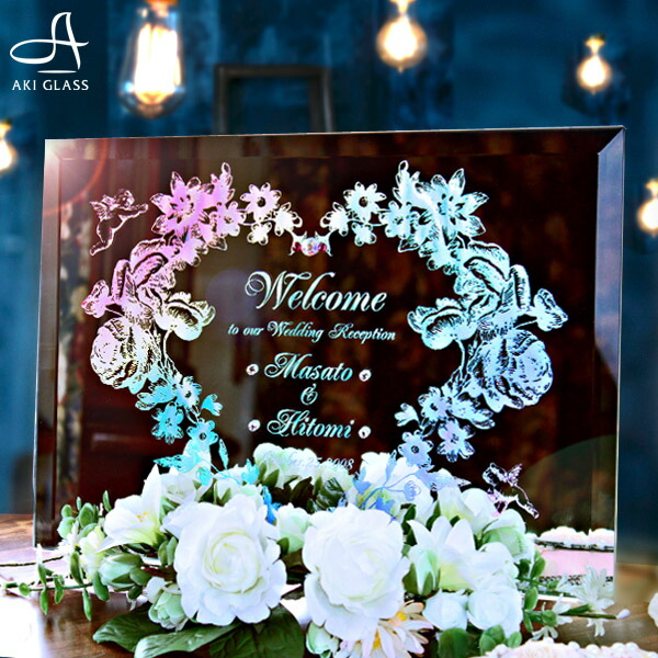 ウェルカムボード 華やかな造花 スタンド付ですぐに飾れる 受付 ミラー 卓上サイズ 手作り その他 結婚祝い プレゼント ブライダル ウエルカムボード 冠婚葬祭 ウエディング 結婚式 おしゃれ 鏡 受付 玄関 文字 手作り