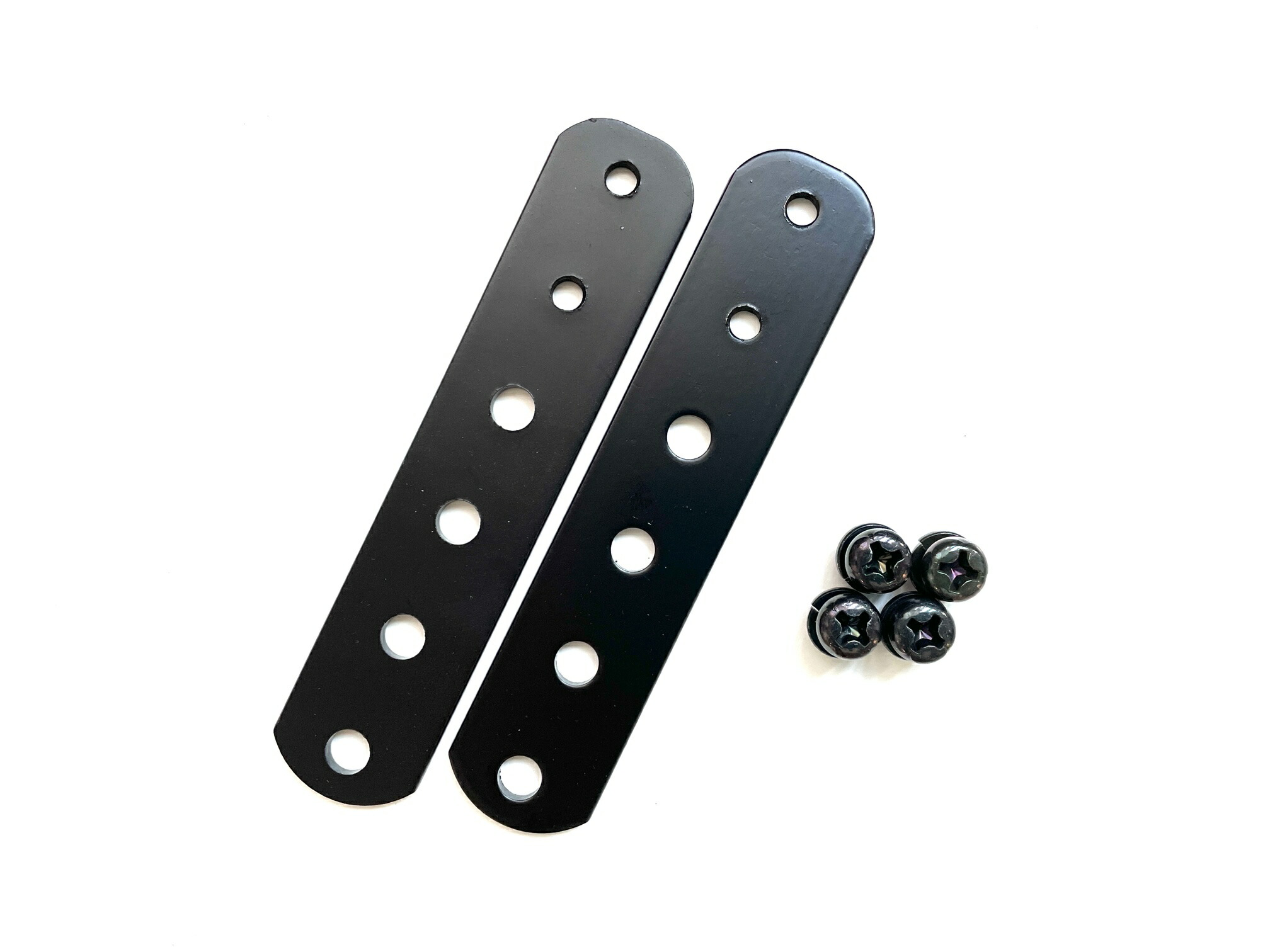 楽天市場】8穴延長ステー 黒 ネジ切りあり (2枚 / 1セット) : なみのり
