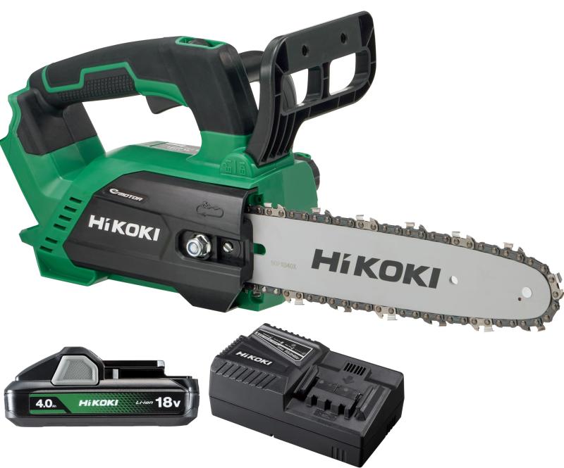 HiKOKI(ハイコーキ) 18V充電式チェーンソー CS1825DC(NN) + 振動低減手袋(Lサイズ) セット