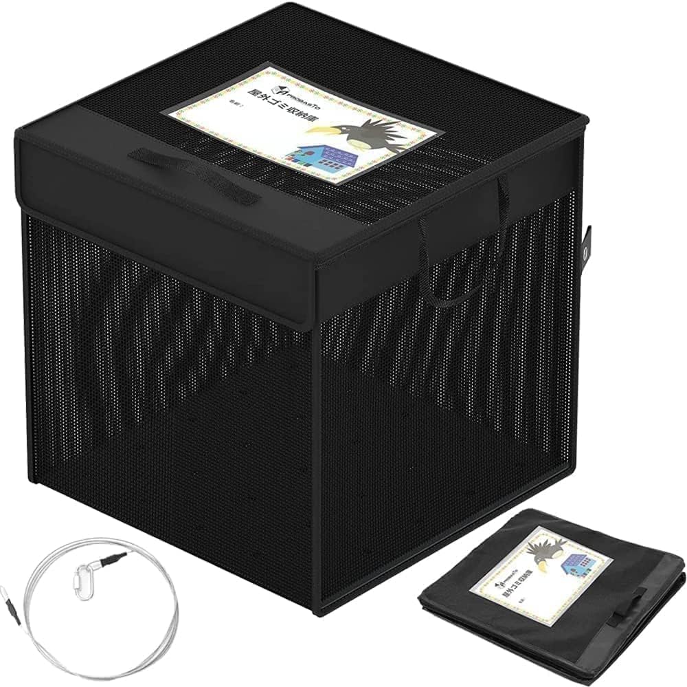 紙くずかご 室外 大静電容量 折りたたみ ゴミ寄せあつめるボックス席 室外ゴミ納める庫