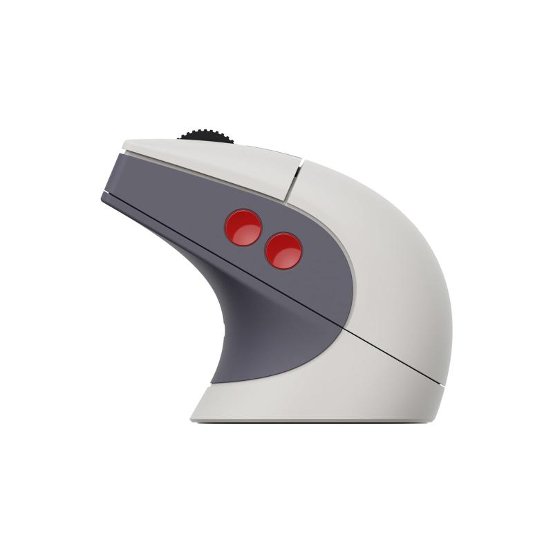 8BitDo レトロ R8 マウス、充電ドック、PAW 3395 光学センサー DPI 26,000、4K ポーリング レートのワイヤレス マウス、プログラム可能なボタン、Kailh Sword GM X マイクロ スイッチ - N エディション