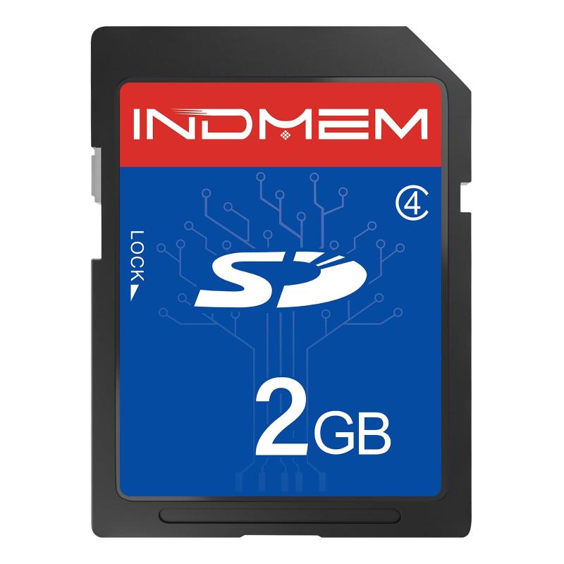 INDMEM SDカード 2GB Class4対応 SLC フラッシュメモリカード セキュリティデジタルカード