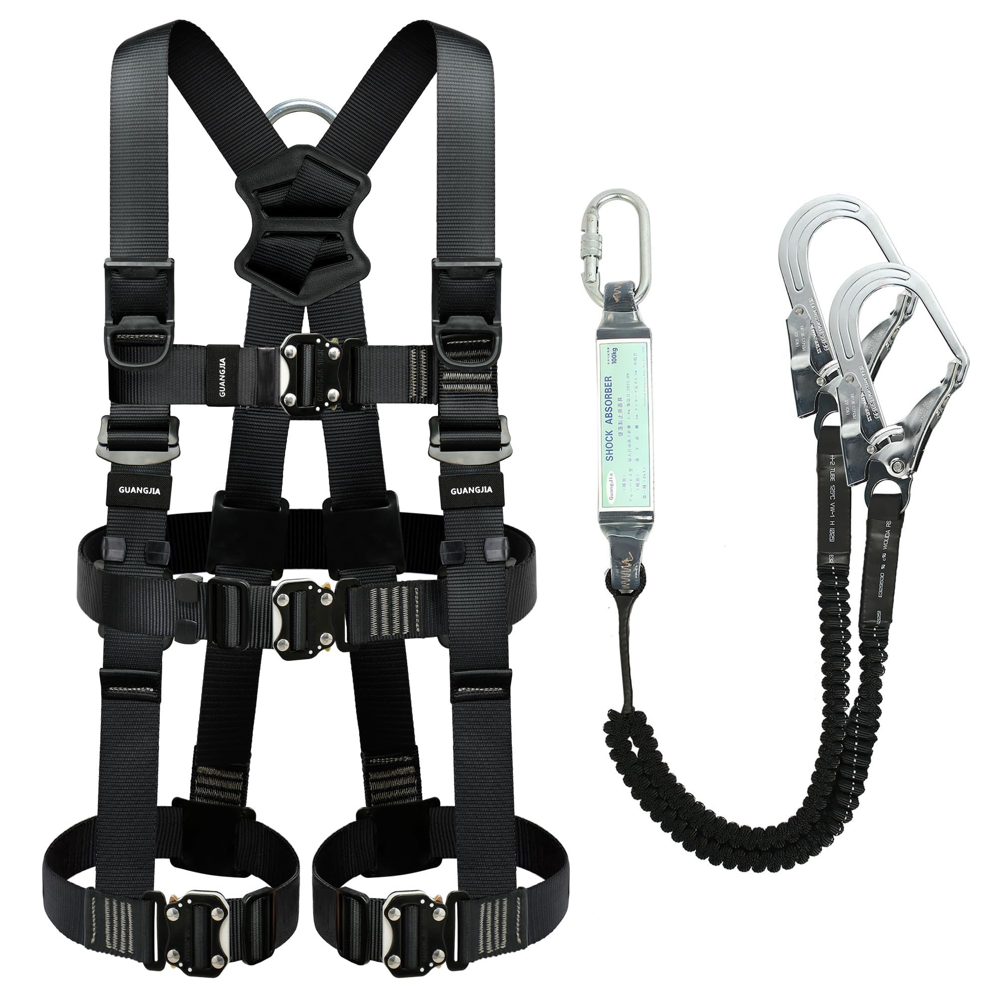 盛りだくさん馬具安全性のある帯 新標準尺度 墜ちる取り締まり用物の具 幽客yd一体型 落っこちる押しとどめる体制保護すること一揃いの道具 安全性のある保護すること デュアル馬具脱着飾り気の無い 組み上げる科学技術 高安全やり方