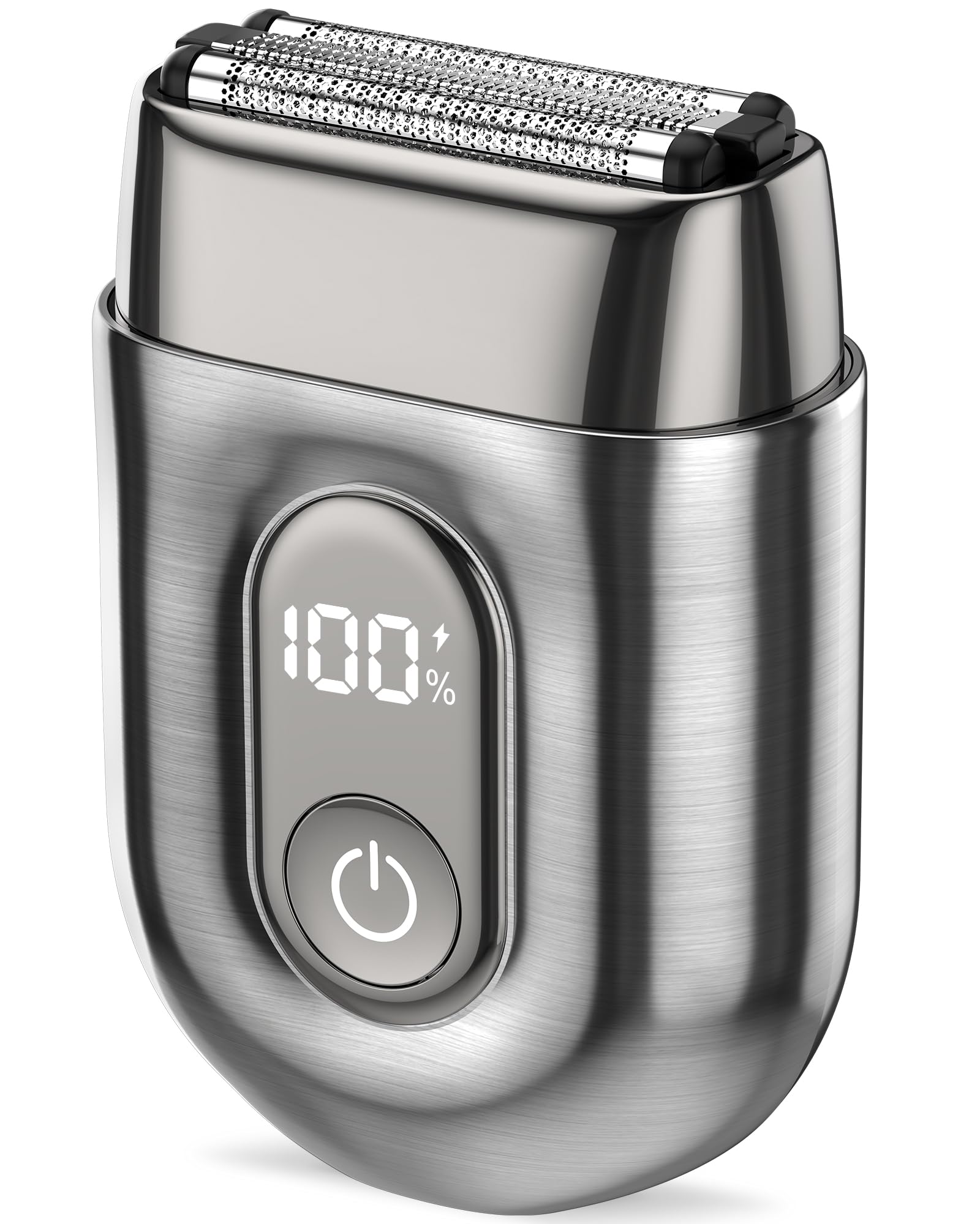 電気シェーバー 往復式 3枚刃 防水 メタルボディ 3Dサスペンション構造 丸洗い可 USB Type-C充電 LEDディスプレイ 静音 低振動 モーター｜ナミオオンラインストア
