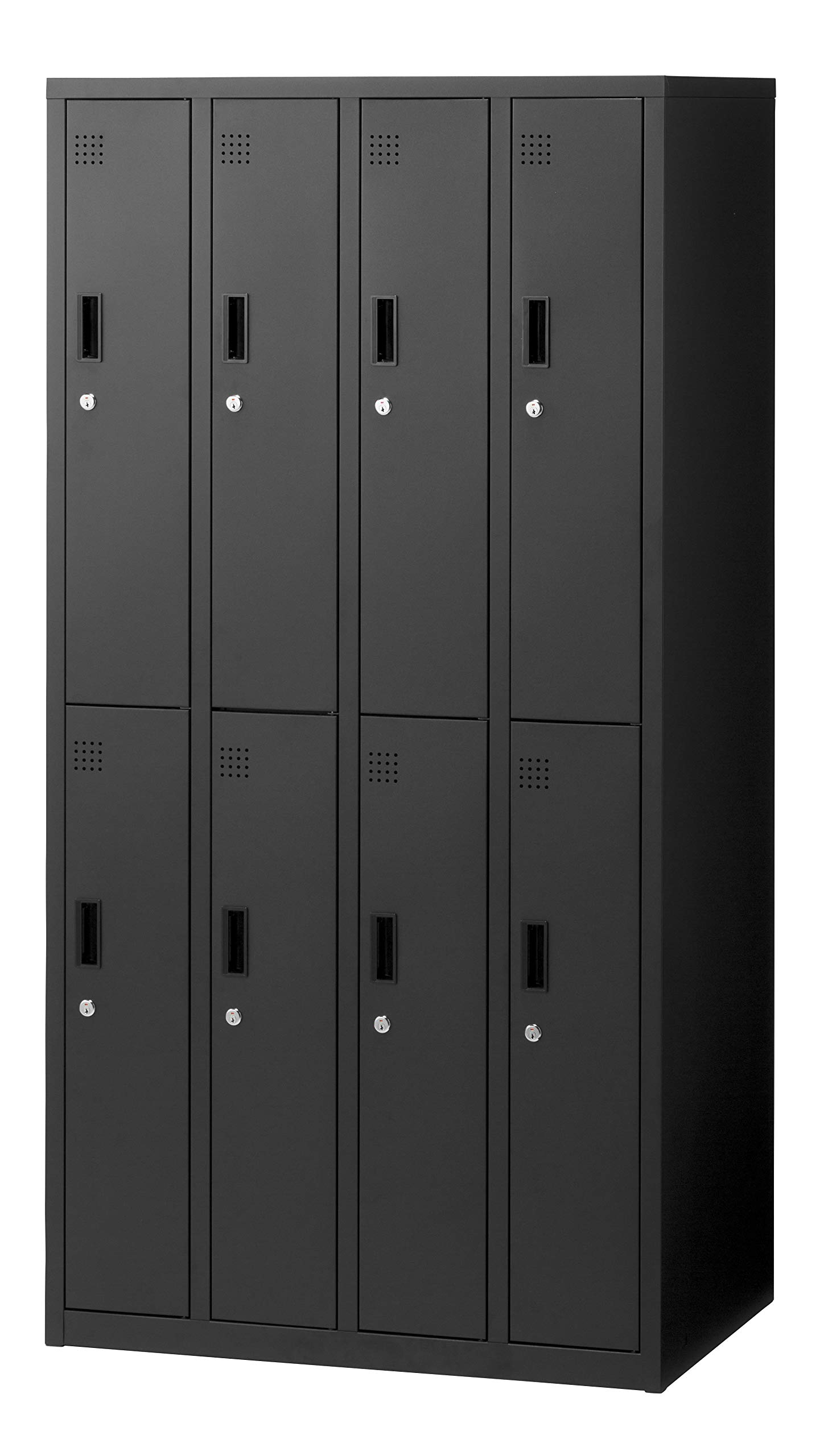 スチールロッカー 8人用 オフィス 更衣室 鍵付き 4列 2段｜ナミオオンラインストア
