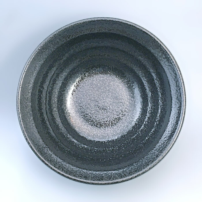 国内正規品 12個セット 黒 結晶 渦 21 5cm 高台 ラーメン 丼 野菜 らーめん みそラーメン 豚骨 黒系 どんぶり 飯丼 ラーメン鉢 ボウル ヌードルボウル 鉢 中華 アジアン食器 日本製 陶器 業務用 飲食店 丈夫 渋い おしゃれ 美濃焼 Fucoa Cl