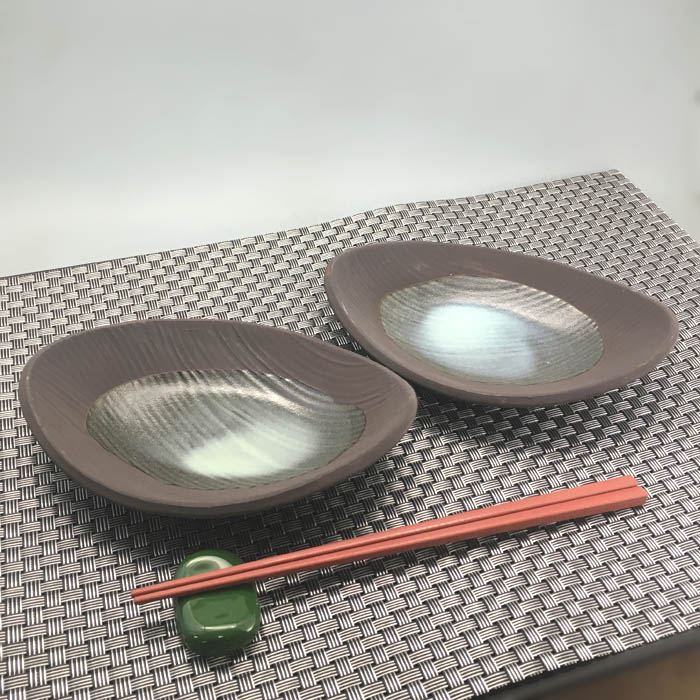 楽天市場】2枚セット 青磁亀甲貫入 14cm 皿 プレート 日本製 美濃焼