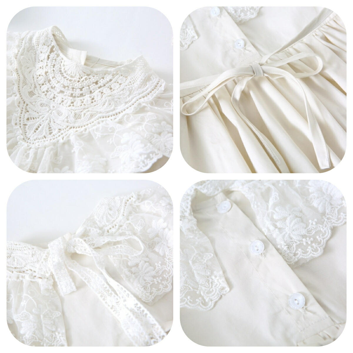 楽天市場 即納 つけ襟付きキッズバルーンスカートワンピース ワンピース ワンピ レース襟 飾り襟 つけ襟 バルーンスカート バルーン 子供服 子ども服 こども 女の子 ガールズ おしゃれ かわいい ナチュラル Namosee