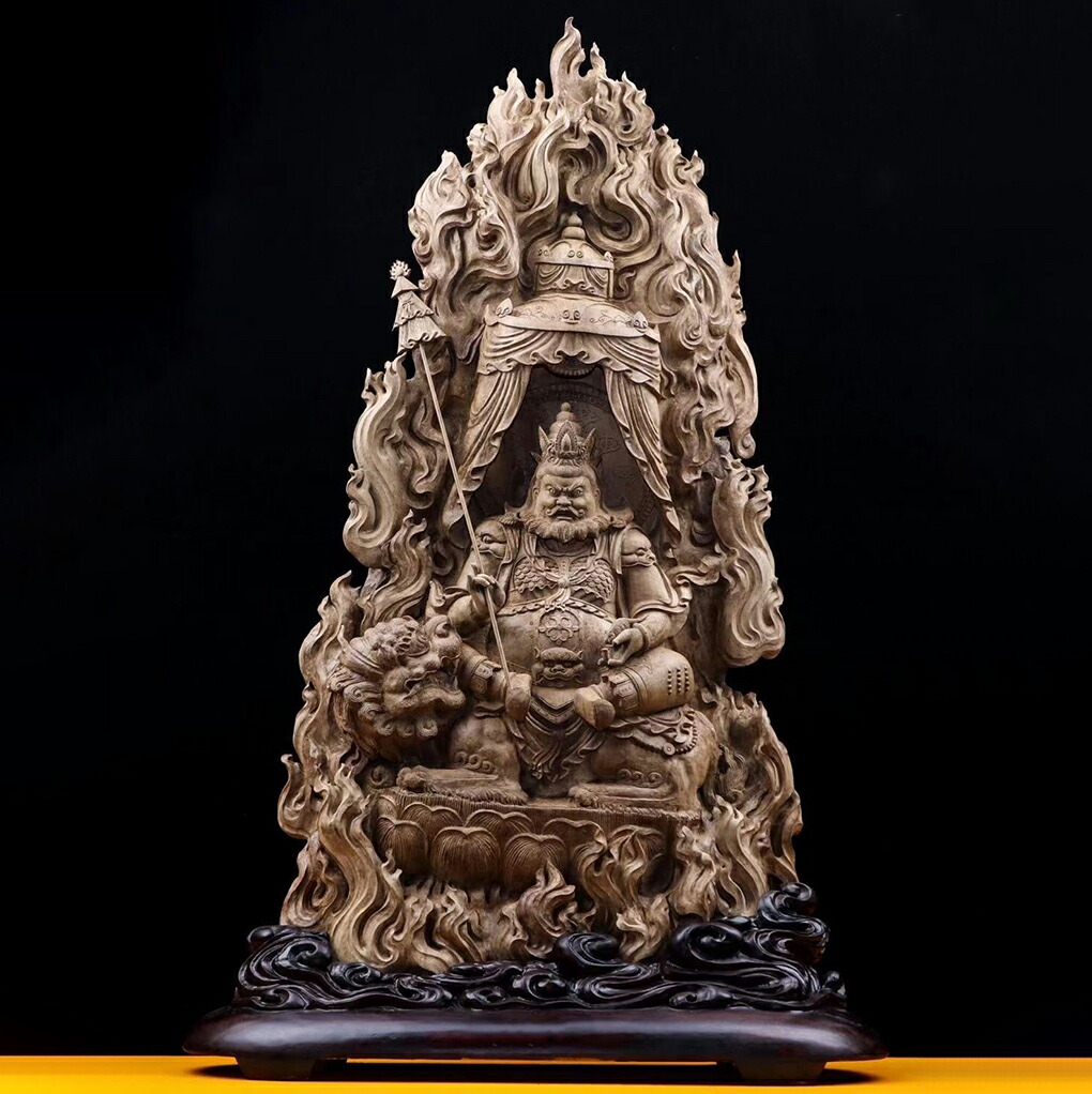 楽天市場】【天然沈香木彫】斉天大聖 仏教美術 仏像 仏教工芸品