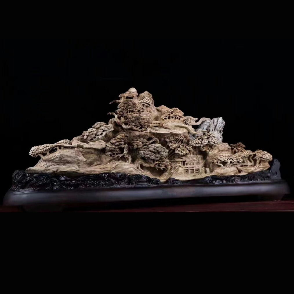 天然沈香木彫 桃源郷 珍品 コレクション 室内飾り 彫刻工芸品 置物 手作り意匠 美術品 精密雕刻 極上品 大 L 87cm Sermus Es 天然沈香木彫 桃源郷 珍品 コレクション 室内飾り 彫刻工芸品 置物 手作り意匠 美術品 精密雕刻 極上品 大 L 87cm Sermus Es