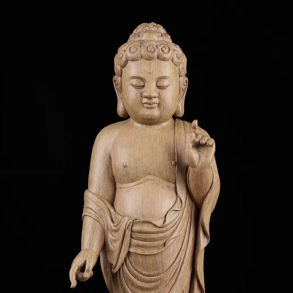 2021最新作】 地蔵菩薩 仏教美術 仏像 仏教工芸品 沈香 木彫り