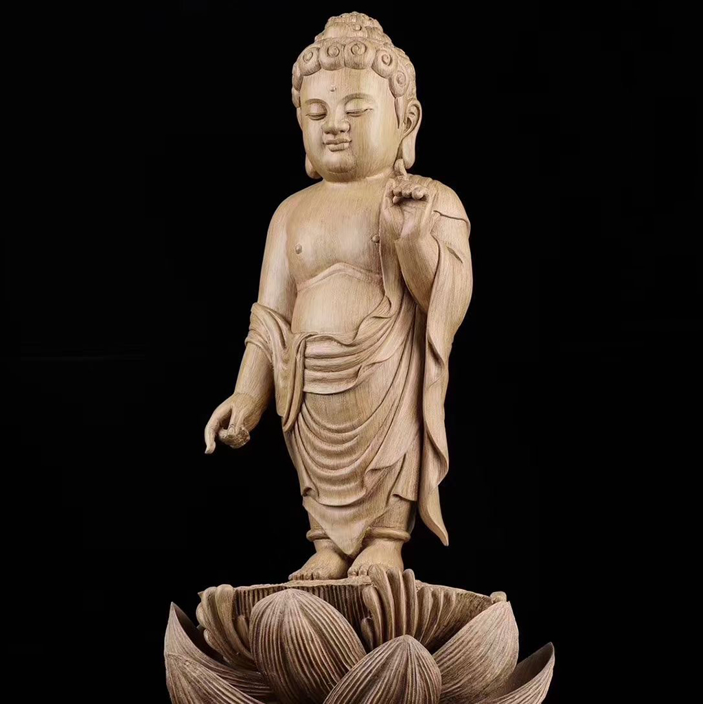 2021最新作】 地蔵菩薩 仏教美術 仏像 仏教工芸品 沈香 木彫り