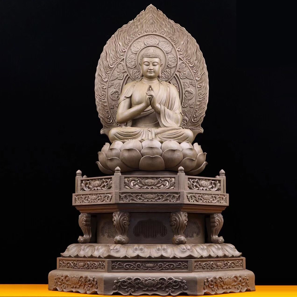 最大69％オフ！ 釈迦 仏教美術 仏像 仏教工芸品 沈香 木彫り