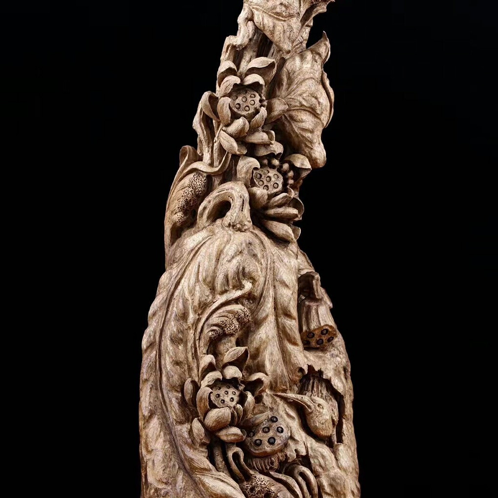 天然沈香木彫 木の雕刻品 沈香木 蓮華 風景 風水 珍品 コレクション 室内飾り 彫刻工芸品 置物 手作り意匠 美術品 精密雕刻 極上品 H 80cm Natural Gaz Org 天然沈香木彫 木の雕刻品 沈香木 蓮華 風景 風水 珍品 コレクション 室内飾り 彫刻工芸品 置物 手作り意匠 美術品 精密雕刻 極上品 H 80cm Natural Gaz Org