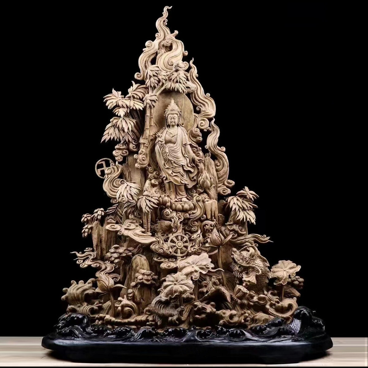 楽天市場】【天然沈香木彫】斉天大聖 仏教美術 仏像 仏教工芸品 お寺