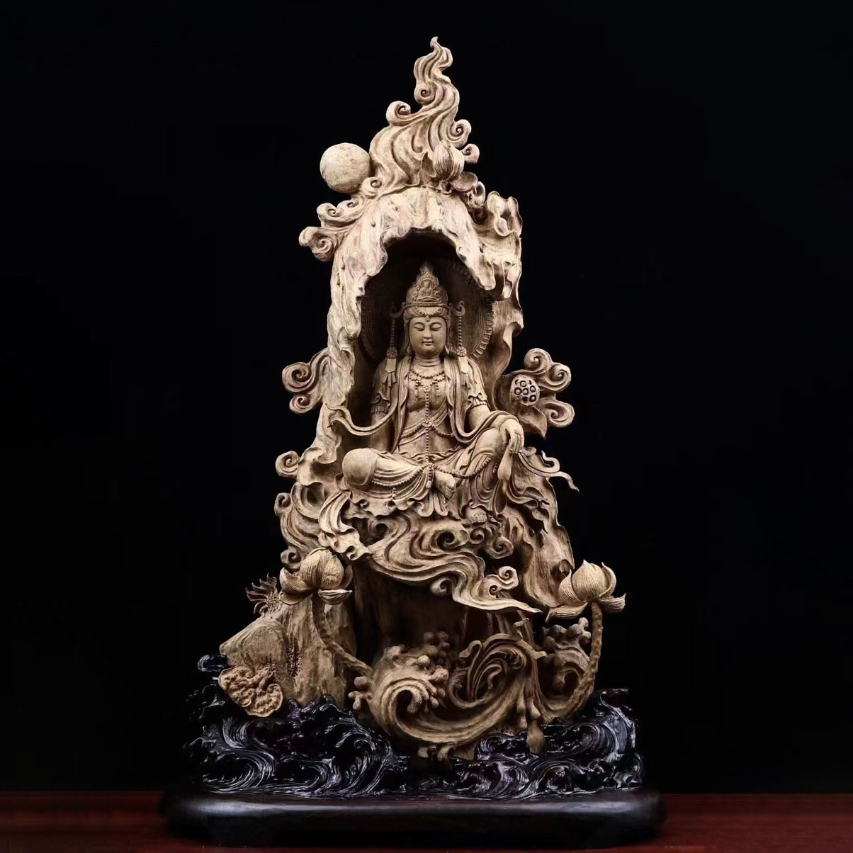 仏教美術 仏像 持蓮自在観音仏像神像 観世音菩薩像 銅製 工芸品 仏教美術 仏像 持蓮自在観音仏像神像 観世音菩薩像 銅製 工芸品 美術