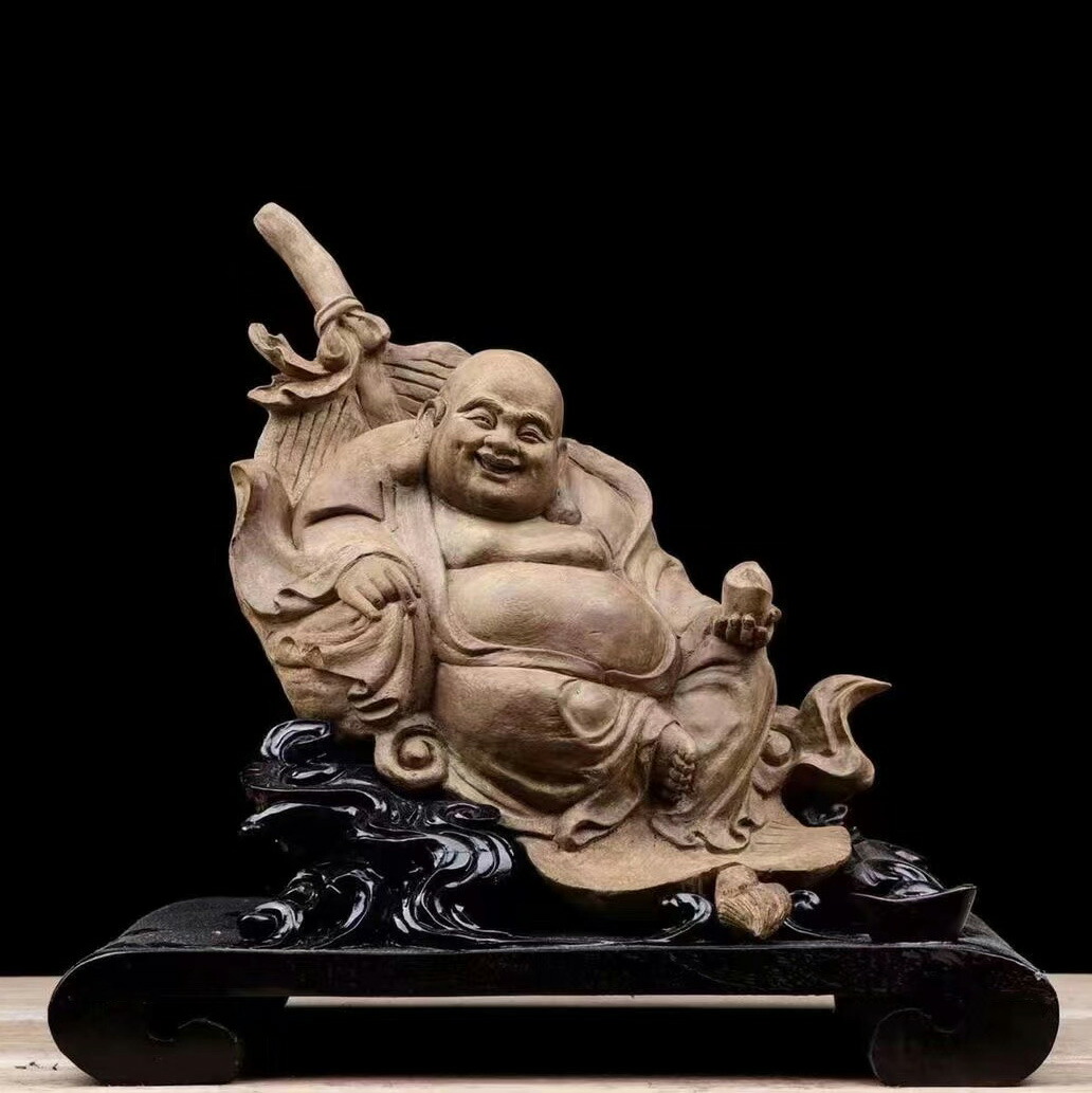 楽天市場】【木彫】弥勒菩薩坐像 仏教美術 仏像 仏教工芸品 ツゲの木